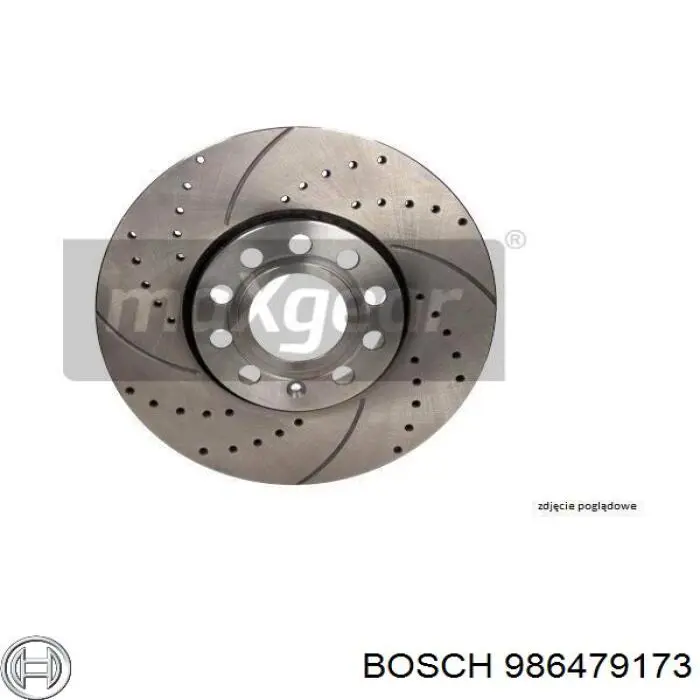 Disco do freio dianteiro Bosch 986479173 preço, a partir de 47,67 USD