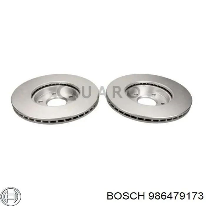 986479173 Bosch Disco do freio dianteiro