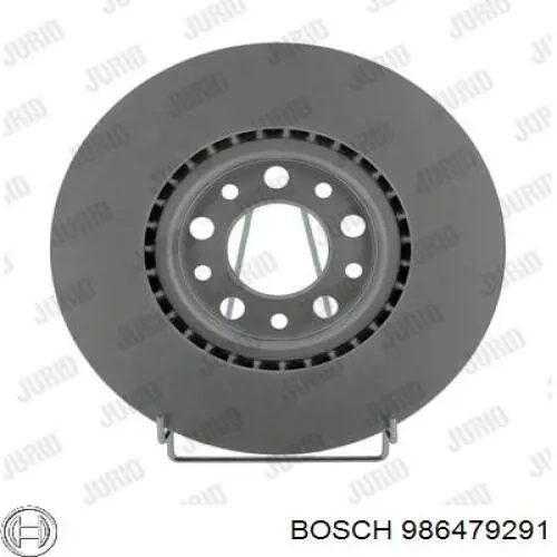 Disco do freio dianteiro 986479291 Bosch