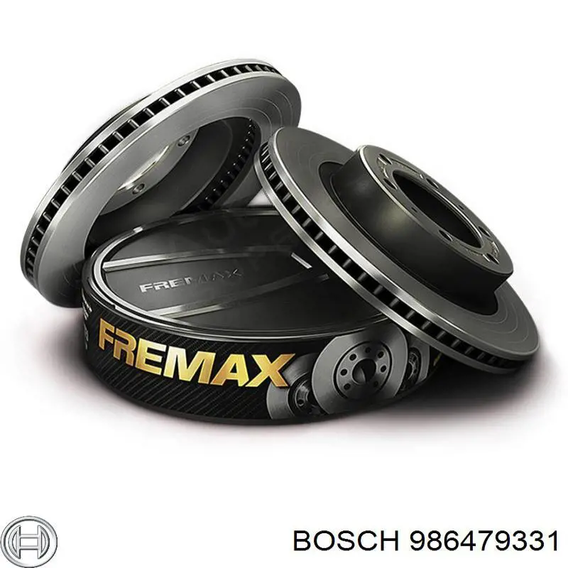 986479331 Bosch Disco do freio dianteiro