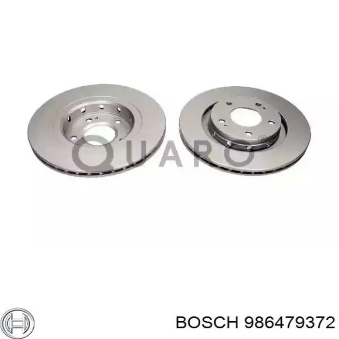Disco do freio dianteiro Bosch 986479372 preço, a partir de 59,89 USD