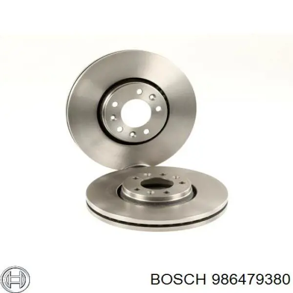 Disco do freio dianteiro 986479380 Bosch