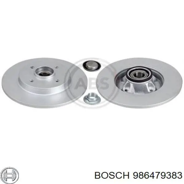 Compre 986479383 Bosch Disco do freio traseiro