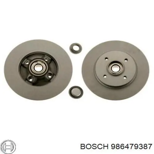 Disco do freio traseiro Bosch 986479387 preço, a partir de 69,93 USD