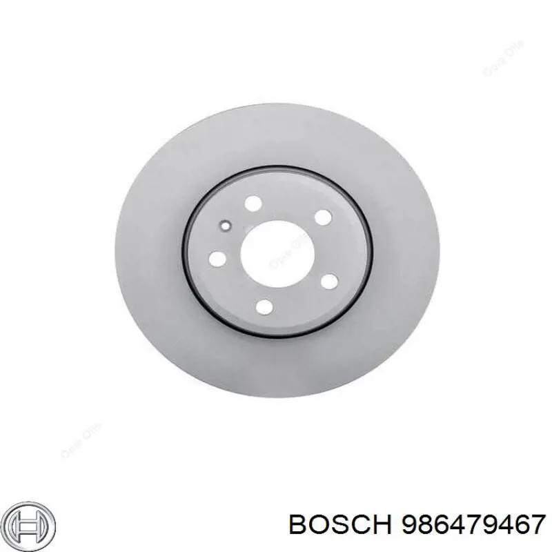 986479467 Bosch Disco do freio dianteiro
