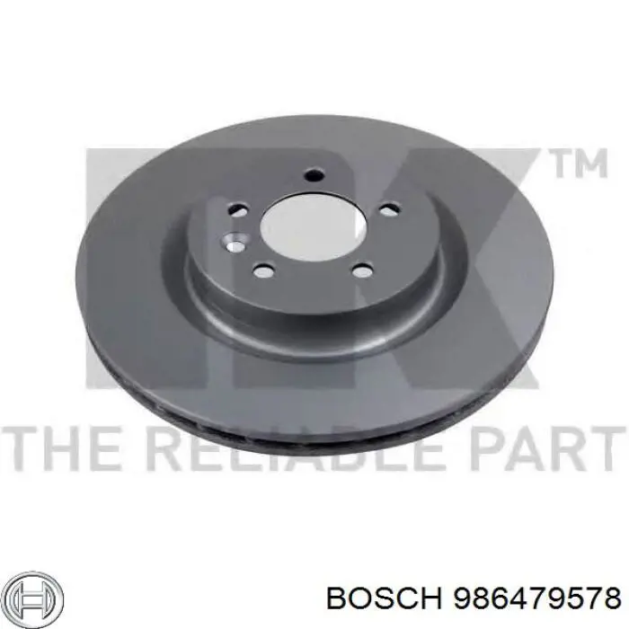 986479578 Bosch Disco do freio dianteiro