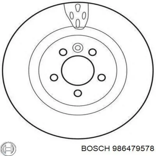 Disco do freio dianteiro Bosch 986479578 preço, a partir de 89,83 USD