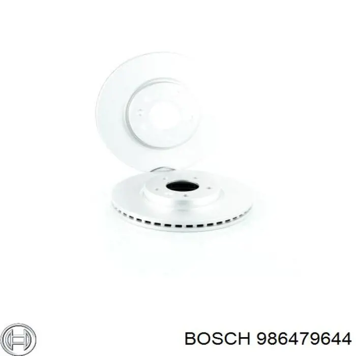 Disco do freio dianteiro 986479644 Bosch