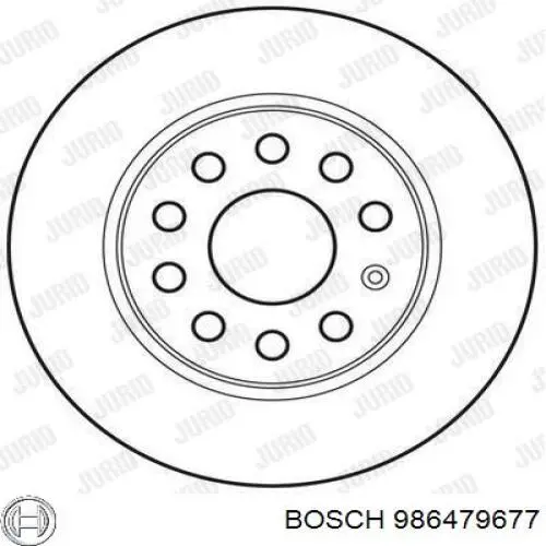 Compre 986479677 Bosch Disco do freio traseiro