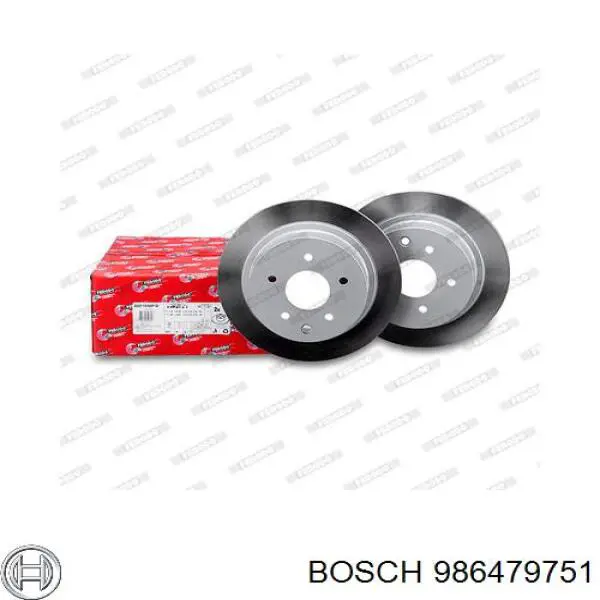 Disco do freio dianteiro Bosch 986479751 preço, a partir de 48,29 USD