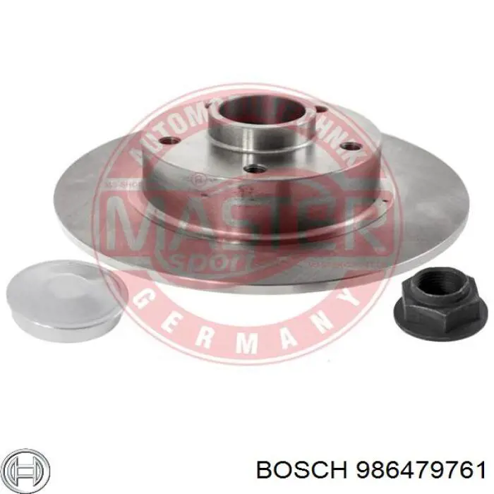 Compre 986479761 Bosch Disco do freio traseiro