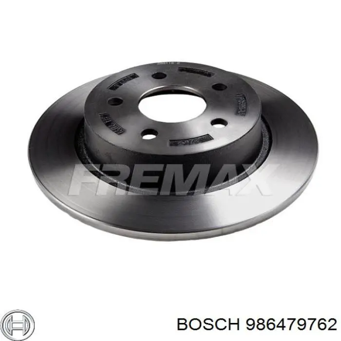Disco do freio traseiro 986479762 Bosch