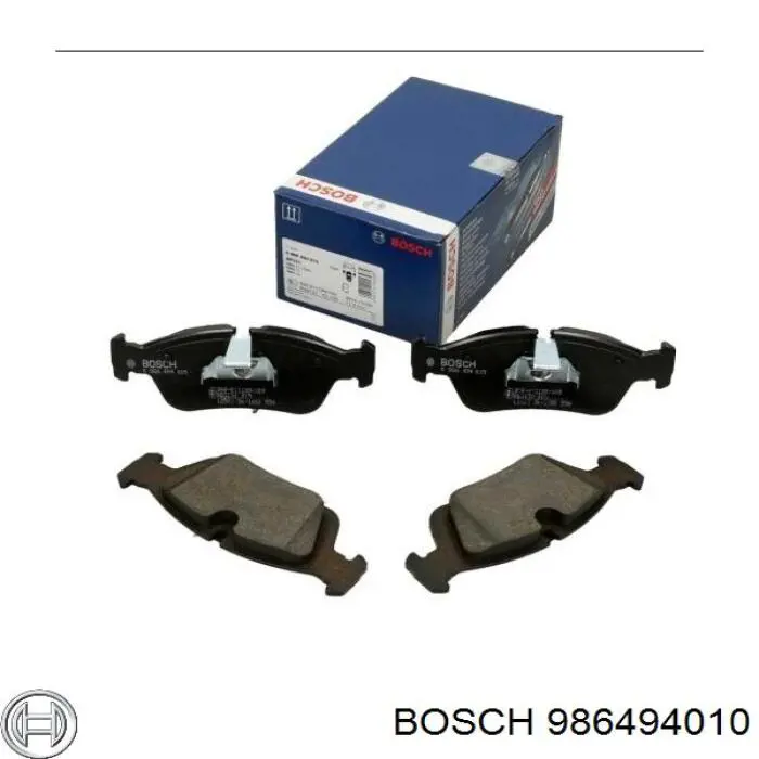 Compre 986494010 Bosch Sapatas do freio dianteiras de disco
