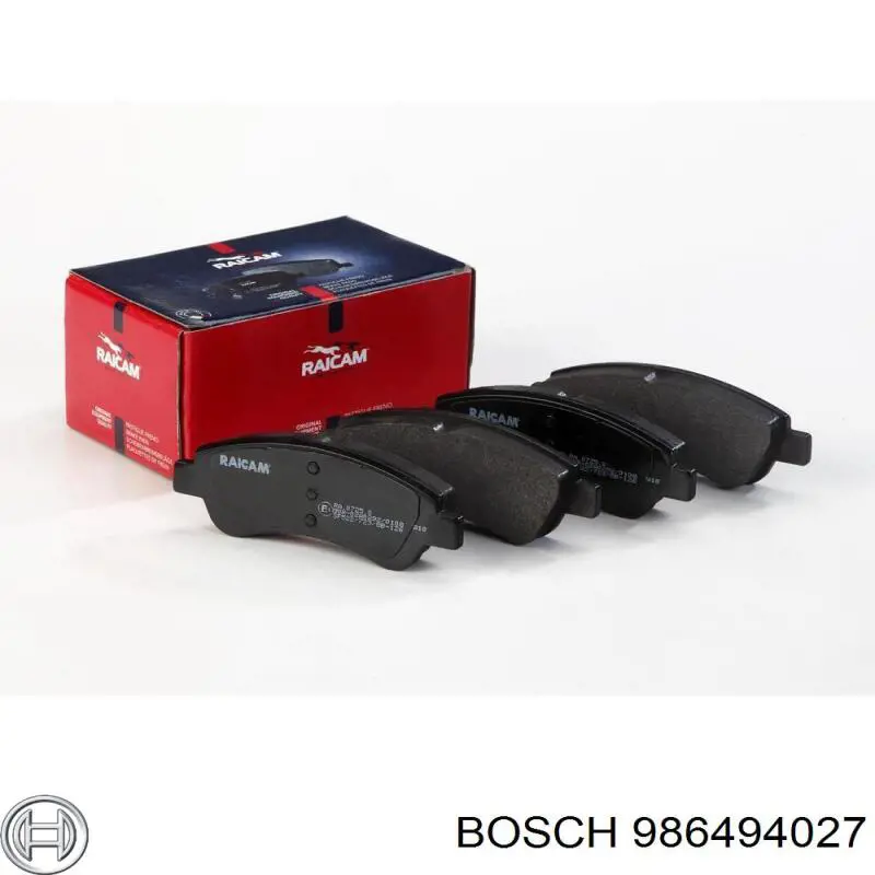 986494027 Bosch Sapatas do freio dianteiras de disco
