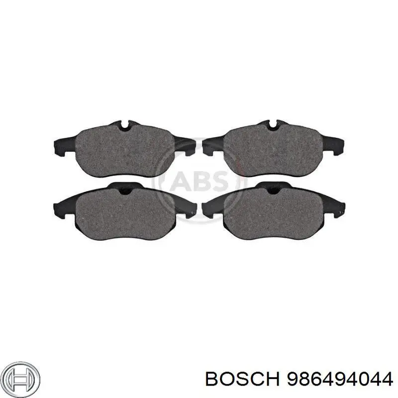 Sapatas do freio dianteiras de disco Bosch 986494044 preço, a partir de 33,85 USD