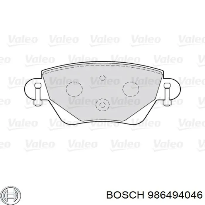 Sapatas do freio traseiras de disco Bosch 986494046 preço, a partir de 36,11 USD