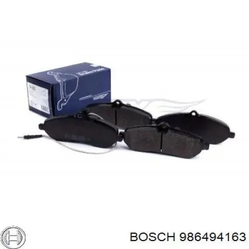 Sapatas do freio dianteiras de disco Bosch 986494163 preço, a partir de 49,82 USD
