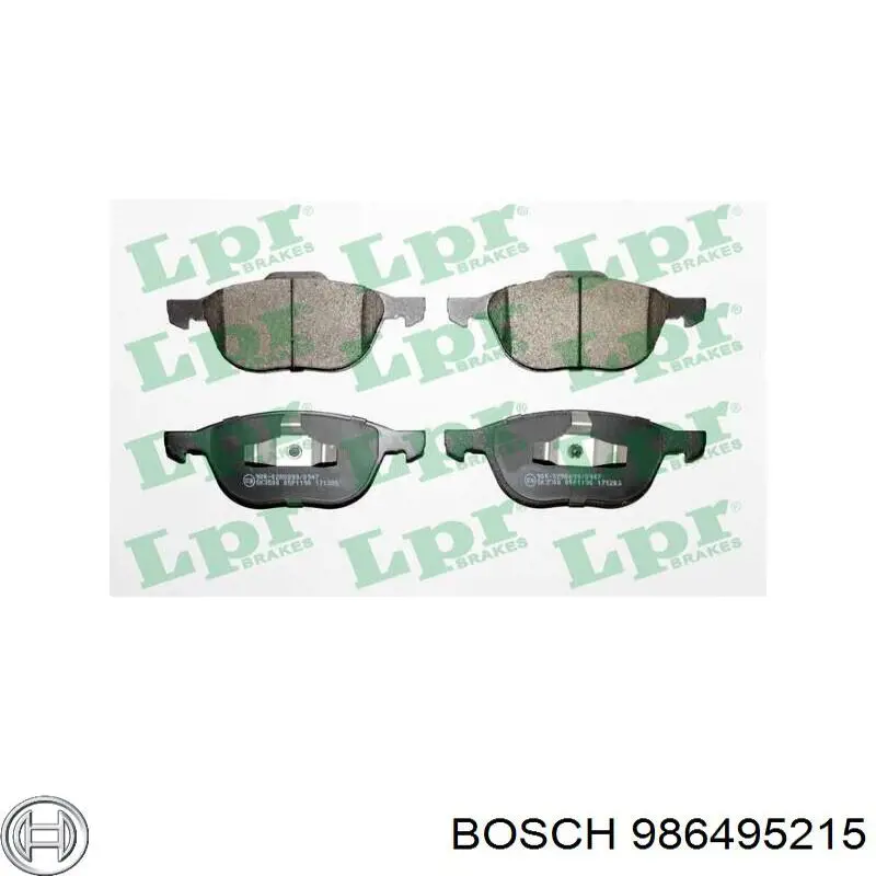Sapatas do freio dianteiras de disco Bosch 986495215 preço, a partir de 24,66 USD