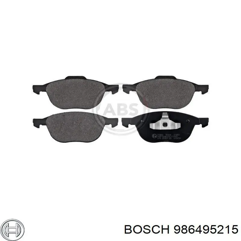986495215 Bosch Sapatas do freio dianteiras de disco