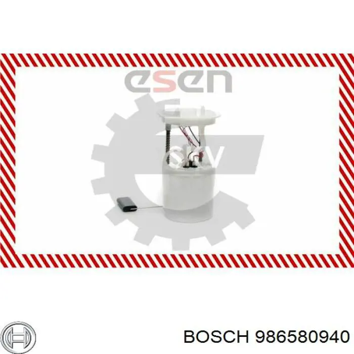 Módulo de bomba de combustível com sensor do nível de combustível Bosch 986580940 preço, a partir de 76,40 USD