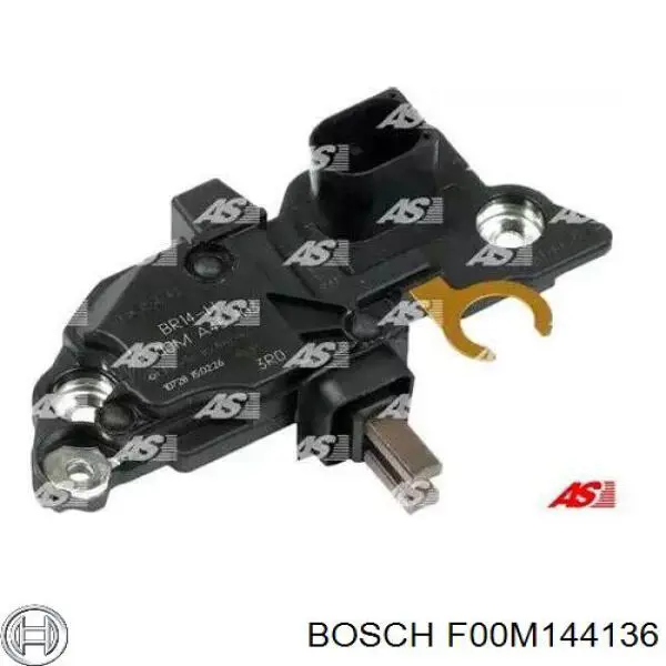 Relê-regulador do gerador (relê de carregamento) F00M144136 Bosch