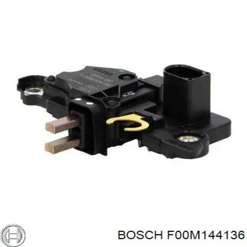 F00M144136 Bosch Relê-regulador do gerador (relê de carregamento)