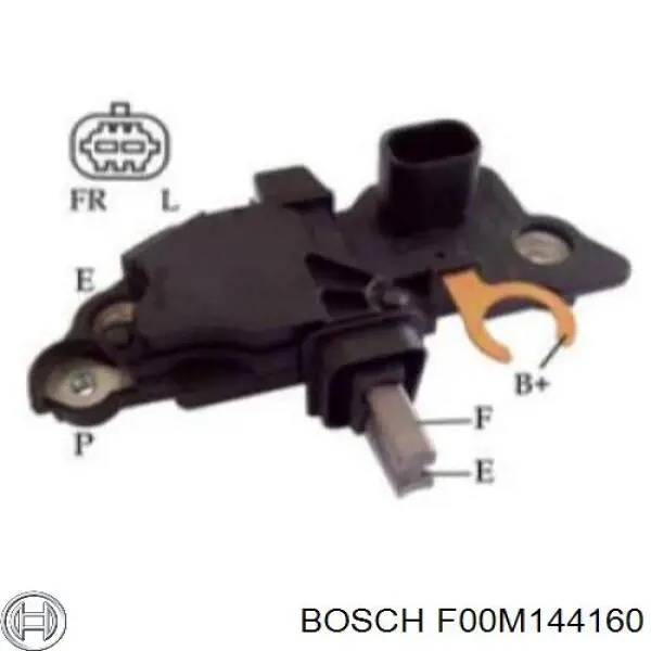 Relê-regulador do gerador (relê de carregamento) F00M144160 Bosch