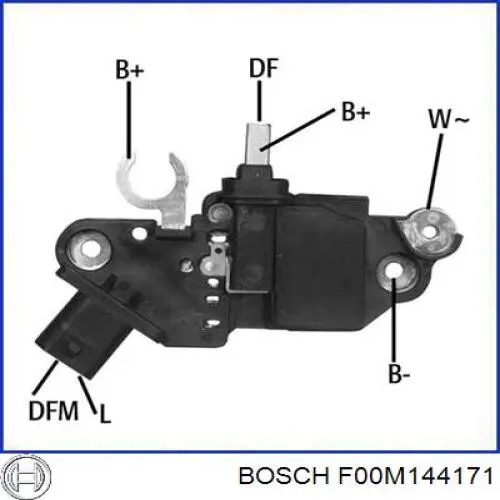 Relê-regulador do gerador (relê de carregamento) Bosch F00M144171 preço, a partir de 27,70 USD
