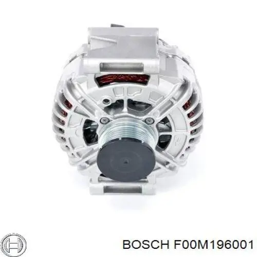 Tampa traseira do gerador F00M196001 Bosch