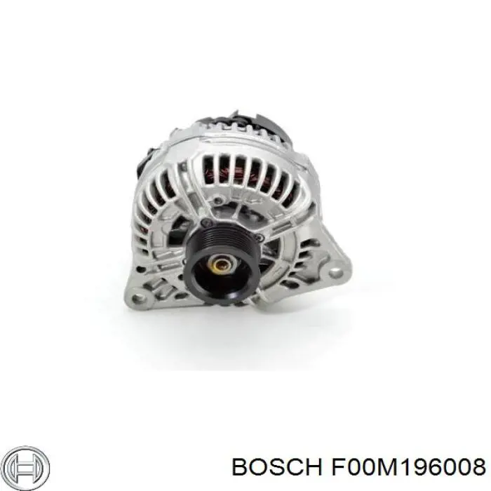 Tampa traseira do gerador F00M196008 Bosch