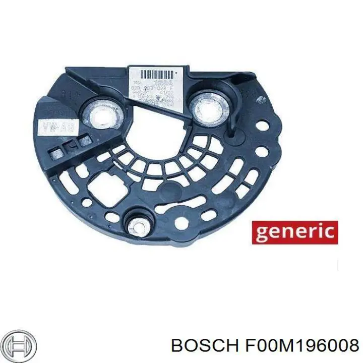 F00M196008 Bosch Tampa traseira do gerador