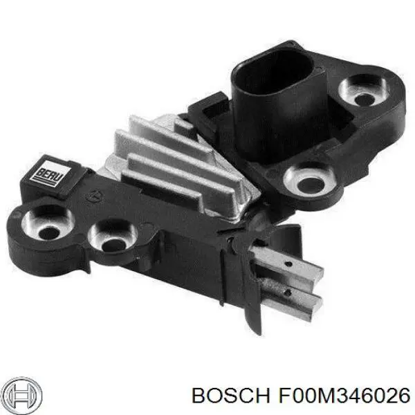 Relê-regulador do gerador (relê de carregamento) F00M346026 Bosch