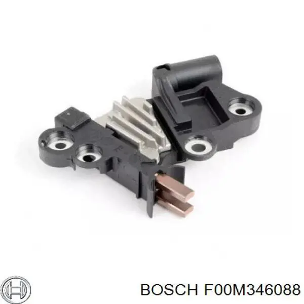 F00M346088 Bosch Relê-regulador do gerador (relê de carregamento)