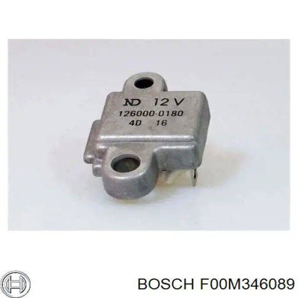F00M346089 Bosch Relê-regulador do gerador (relê de carregamento)