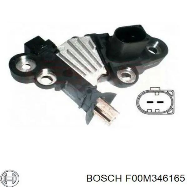 Relê-regulador do gerador (relê de carregamento) Bosch F00M346165
