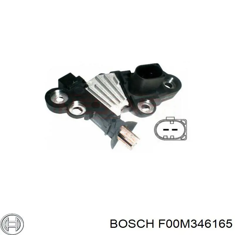 Relê-regulador do gerador (relê de carregamento) F00M346165 Bosch