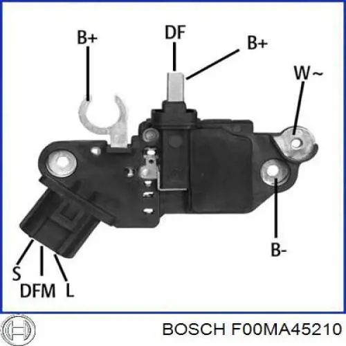 Relê-regulador do gerador (relê de carregamento) Bosch F00MA45210 preço, a partir de 35,23 USD