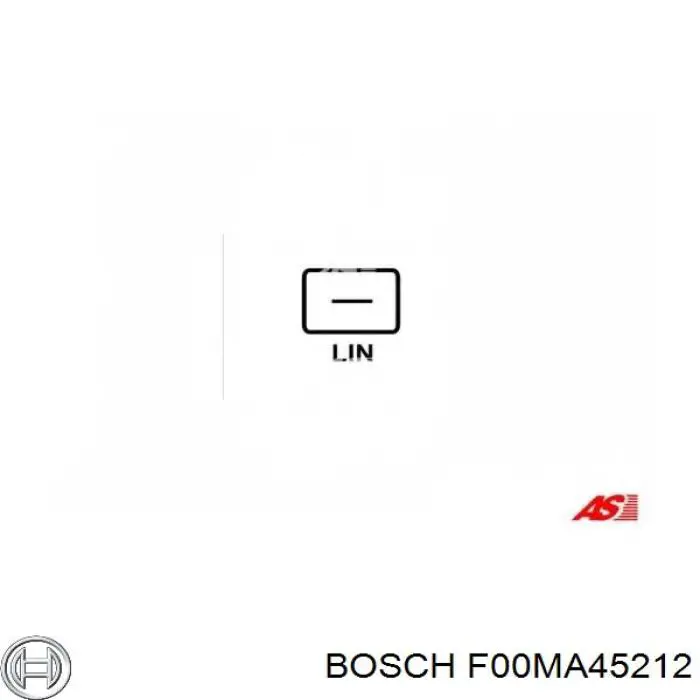 Compre F00MA45212 Bosch Relê-regulador do gerador (relê de carregamento)