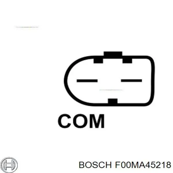 Relê-regulador do gerador (relê de carregamento) F00MA45218 Bosch
