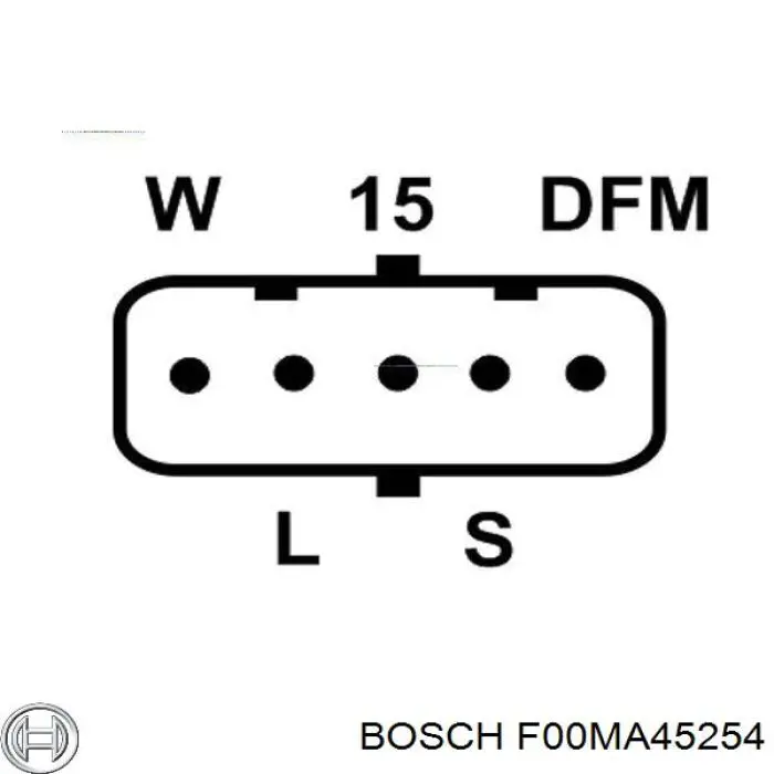 Relê-regulador do gerador (relê de carregamento) Bosch F00MA45254 preço, a partir de 50,03 USD