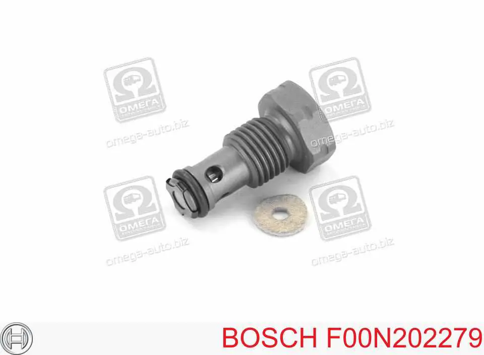 F00N202279 Bosch Válvula de retenção para devolução de combustível