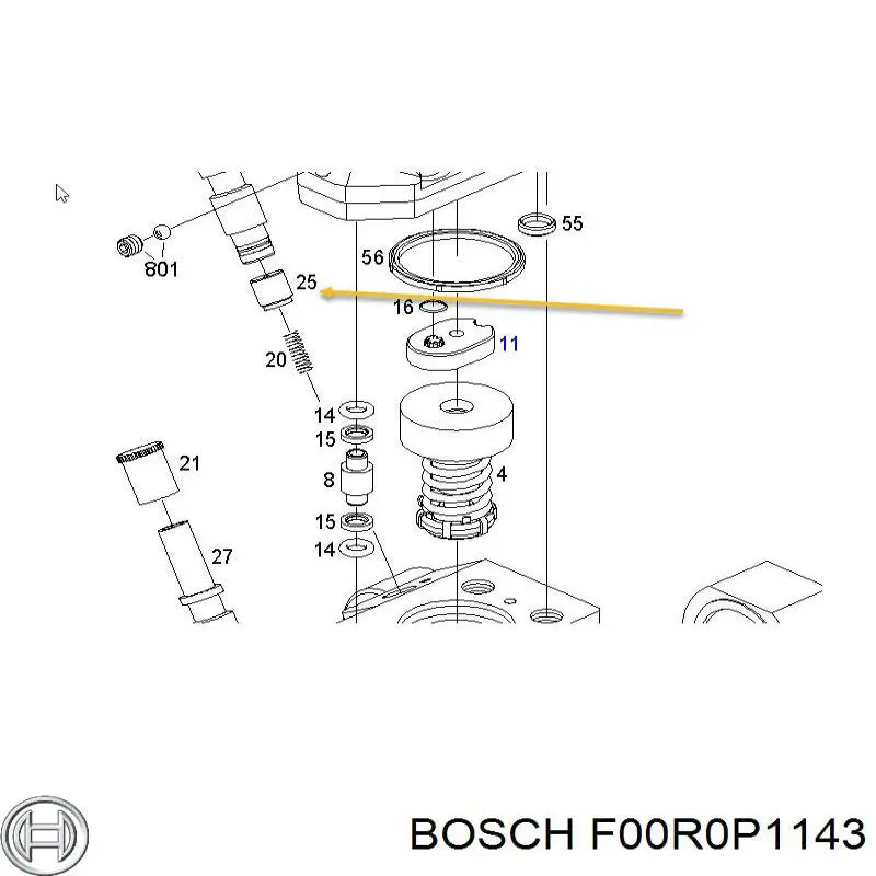  Bosch F00R0P1143 preço, a partir de 5,64 USD
