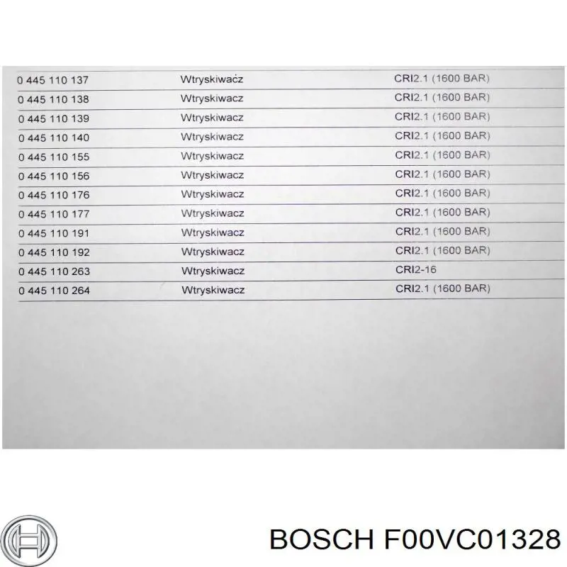 Válvula do injetor Bosch F00VC01328 preço, a partir de 95,01 USD