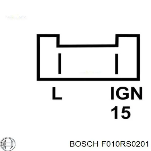 Compre F010RS0201 Bosch Relê-regulador do gerador (relê de carregamento)