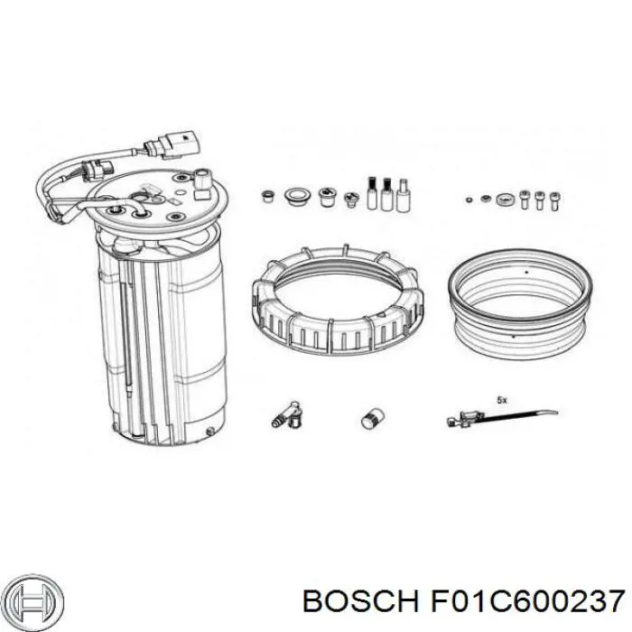 Unidade de aquecimento de combustível Bosch F01C600237 preço, a partir de 562,43 USD
