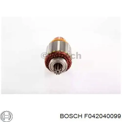 Induzido (rotor) do motor de arranco Komatsu 1119763071
