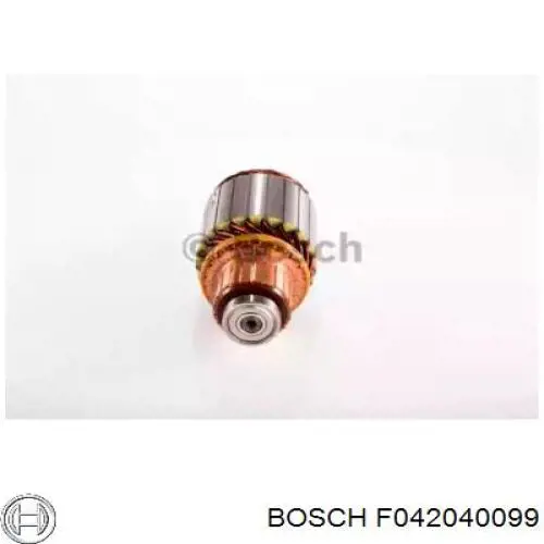 Induzido (rotor) do motor de arranco 1119763071 Komatsu