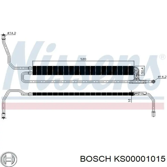 KS00001015 Bosch Cremalheira da direção