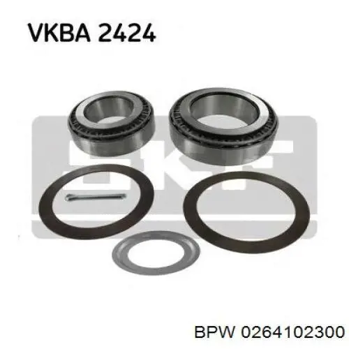 Rolamento de cubo dianteiro BPW 0264102300 preço, a partir de 66,15 USD