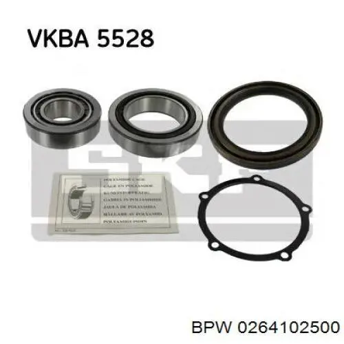 Rolamento de cubo dianteiro BPW 0264102500